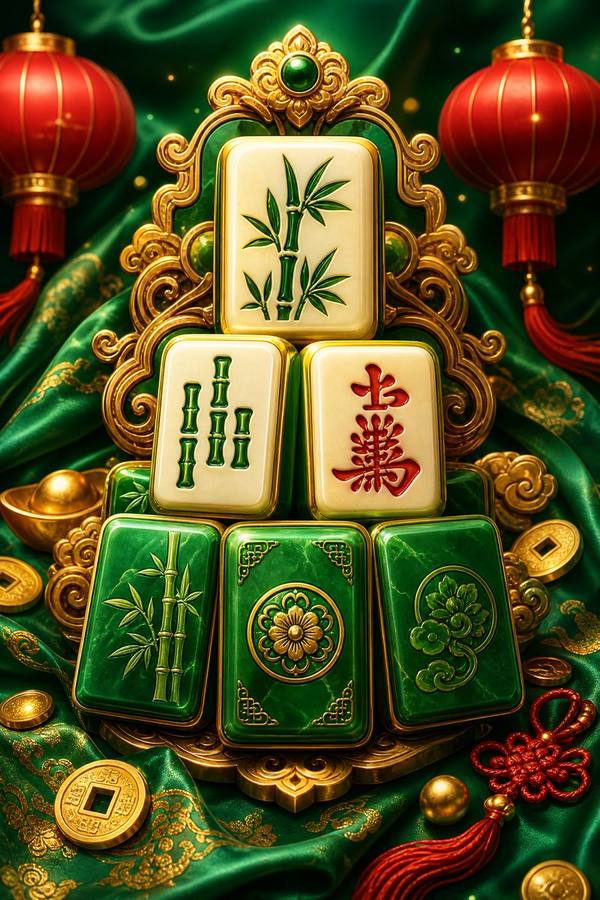 Ilustrasi permainan slot Mahjong Ways 2 bertema mahjong klasik di Mpo1221